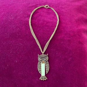 Owl pendant necklace